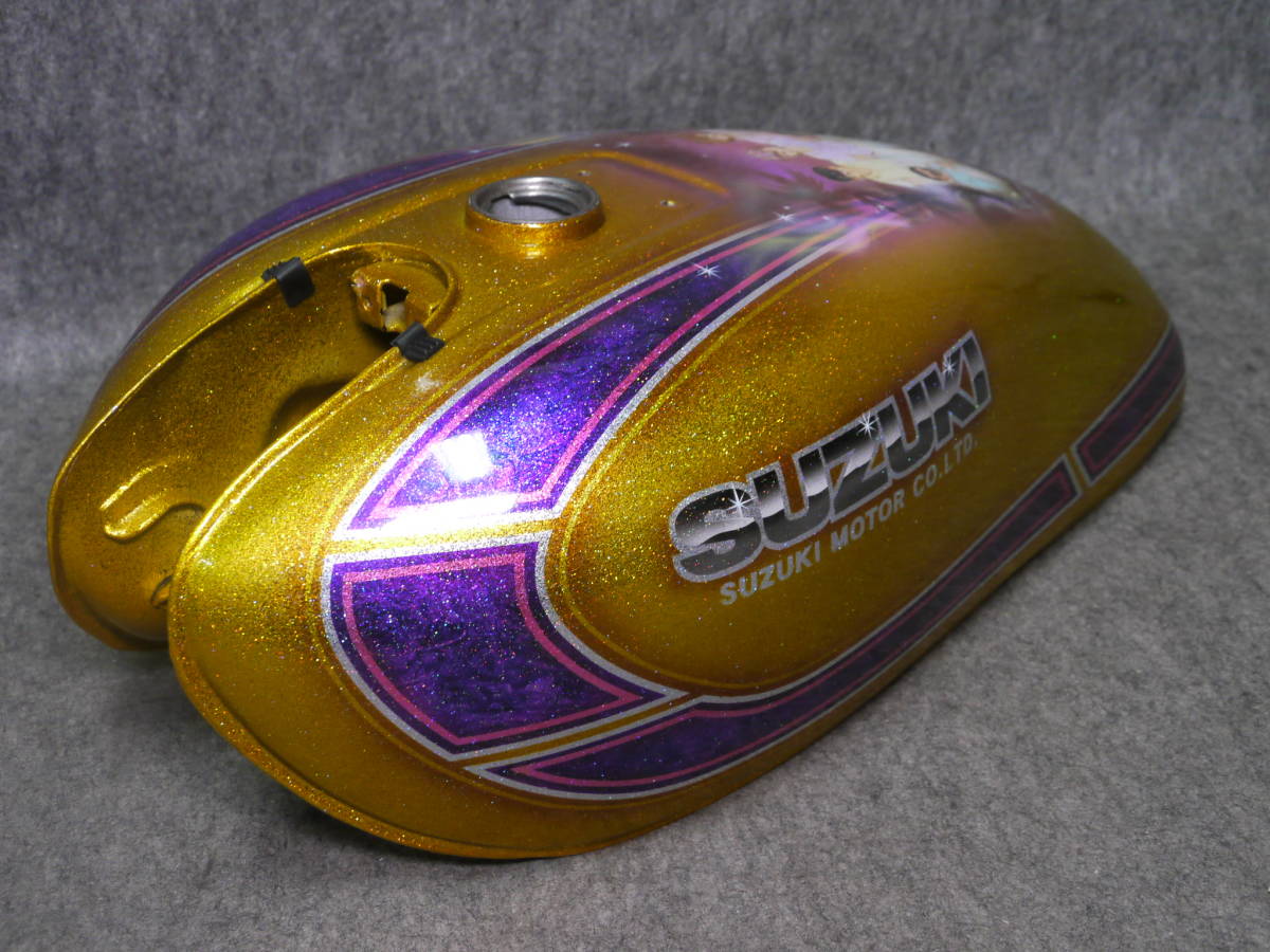 Y20-0991】SUZUKI GS400用 カスタムカラータンク 中古品/GS400カスタム
