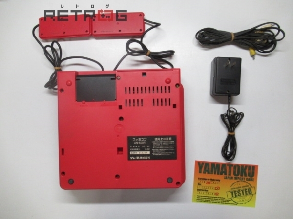 ツインファミコン本体(赤：初期型)AN-500R ファミコン