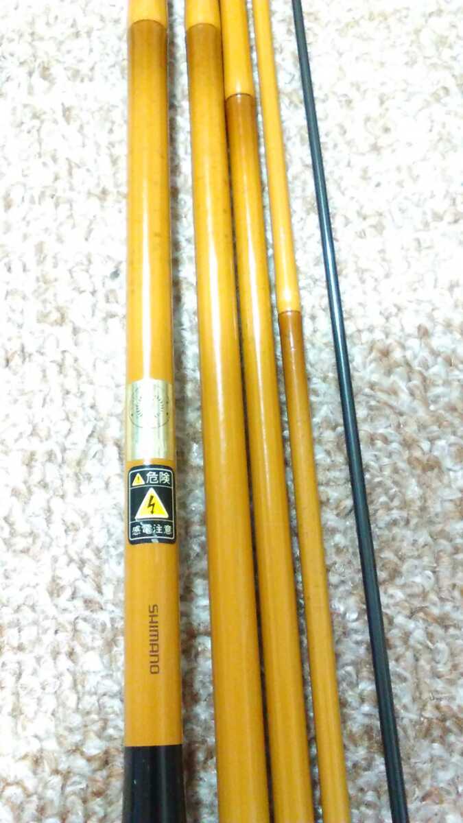 朱紋峰 | シマノ 16尺 ヘラ竿 超希少 希少オールド 日本製 へら竿 日本最大新品中古釣具WEBショップ 飛造り 16（ロッド・竿｜フィッシング）：スポーツ メルカリ 凌 - -朱紋峰攻(ヘラブナ