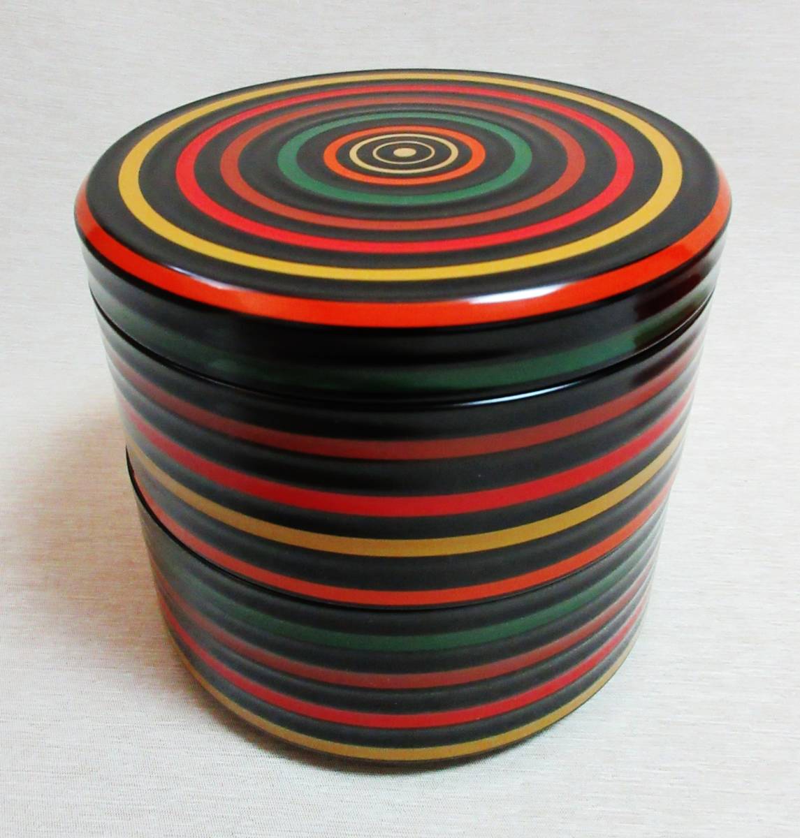 象彦【独楽二段丸重】４,８寸 高さ 13.5cm　共箱_2