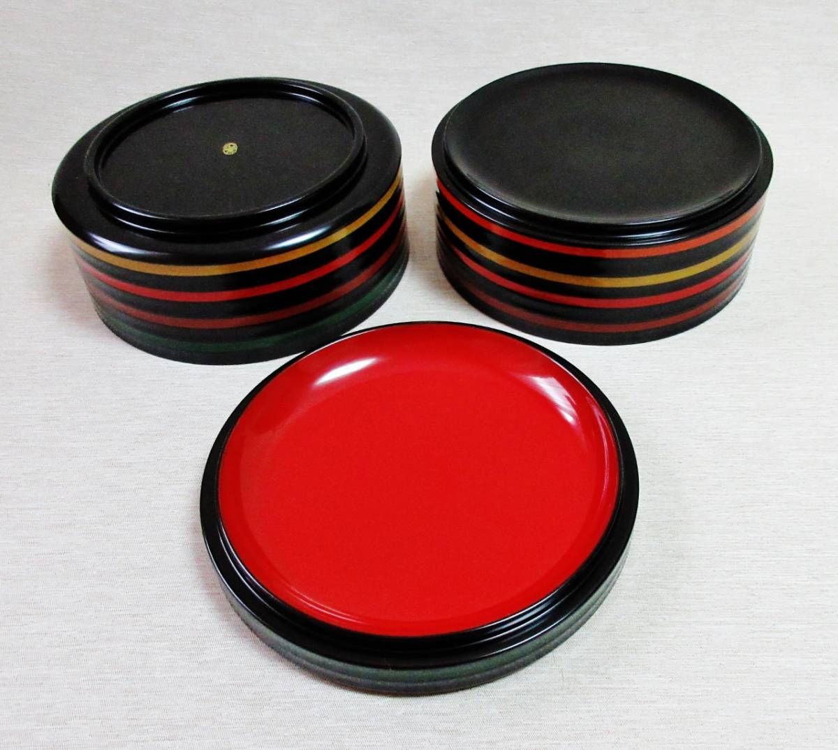 象彦【独楽二段丸重】４,８寸 高さ 13.5cm　共箱_5