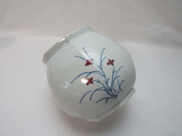 Y212366【 八角 水指 陶器 色絵 共箱 美品 】検) 蓋物 茶道具 現代工芸 美品 茶器 茶道具 茶懐石 茶事 茶会 陶芸 水差し 菓子器ⅱ 水指 Yahoo!オークション -「茶道具 和田桐山(作) 色絵金彩丸紋水指 西村徳泉（作)
