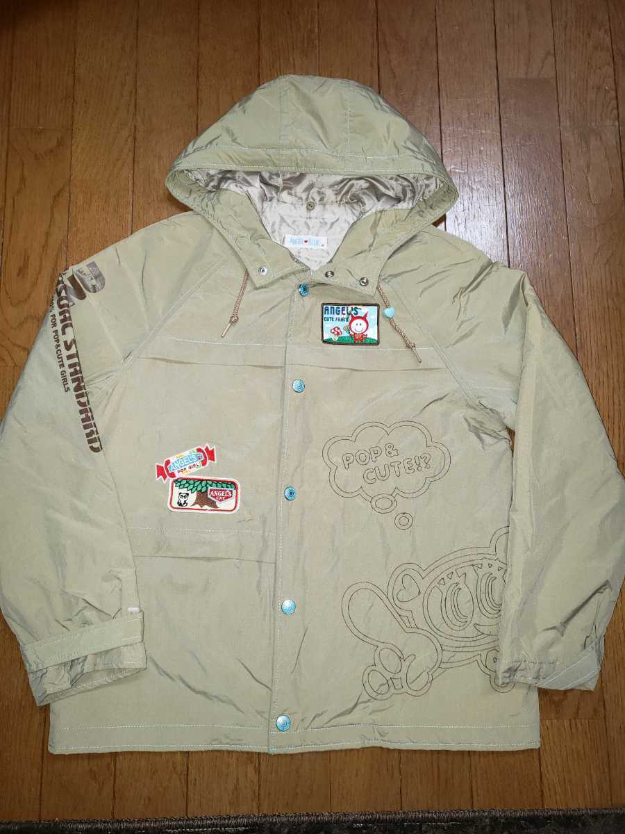 USED エンジェルブルー ベージュの3WAYコート M(150) ANGEL BLUE 
