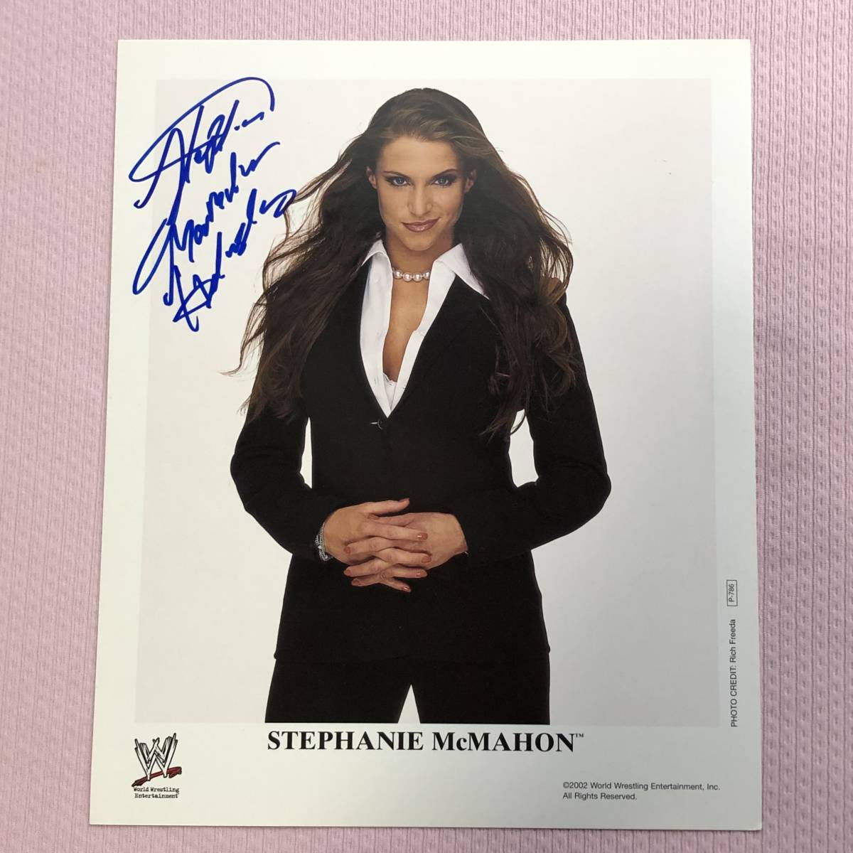 WWE tripleH 直筆サイン 引退 WWE tripleH 直筆サイン 引退