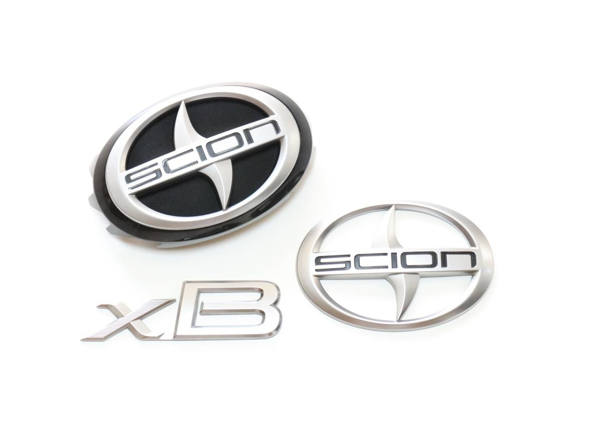 トヨタbB/SCION/NCP30/サイオンxB/純正/USエンブレムセット/(前後3点 