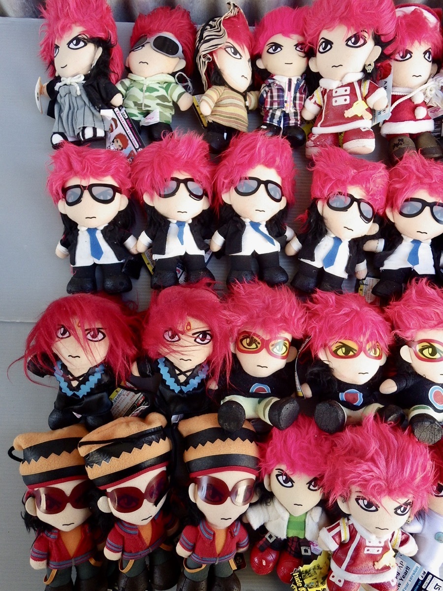 ワケあり品 ｜hide X JAPAN クレーンゲーム景品ぬいぐるみ詰め合わせ