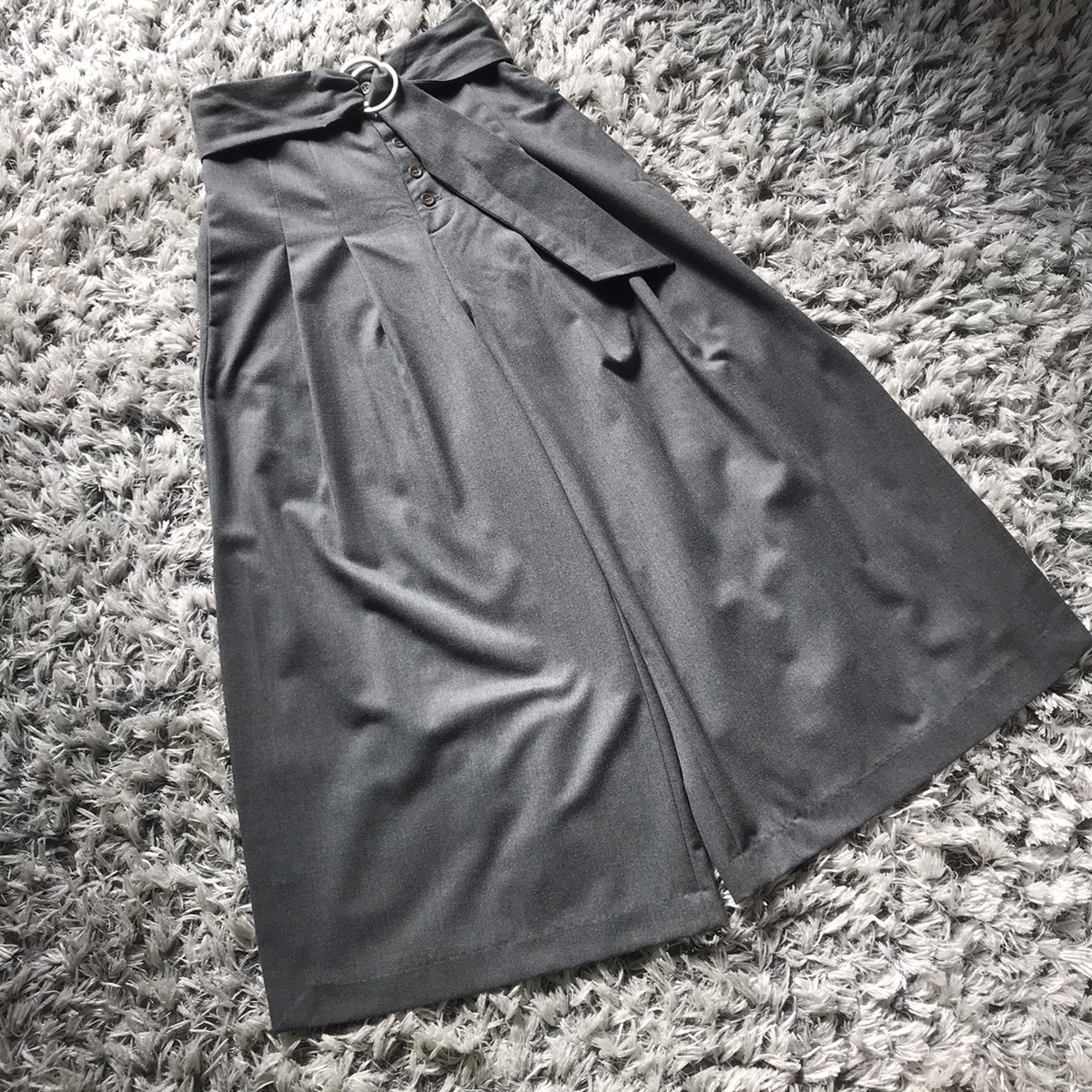 Zara ザラ レディース秋冬 ウエストベルト付きワイドパンツ サイドスリット入り S スカート 売買されたオークション情報 Yahooの商品情報をアーカイブ公開 オークファン Aucfan Com