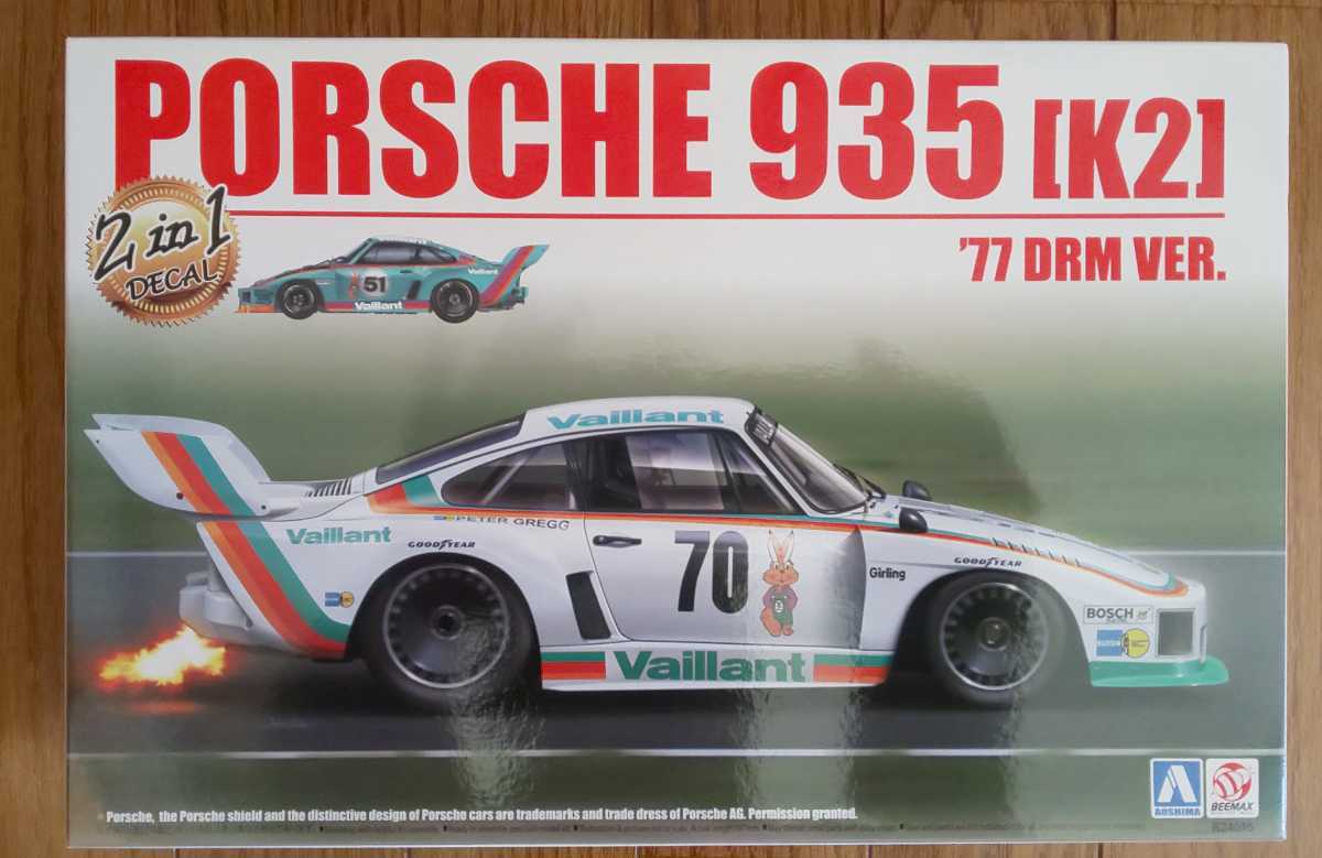 Aoshima Beemax-Bx24025 Kit 1/24 Porsche 935 K2 1978 LM