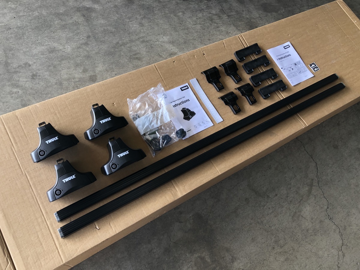 THULE スーリー | スクエアバー フット⁄762 0 KIT1335 車種別取付