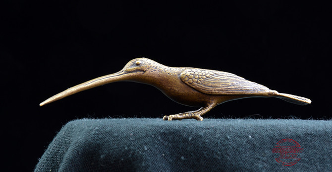 L25 吉報鳥☆銅製☆銅器☆装飾品☆工芸品☆風水☆