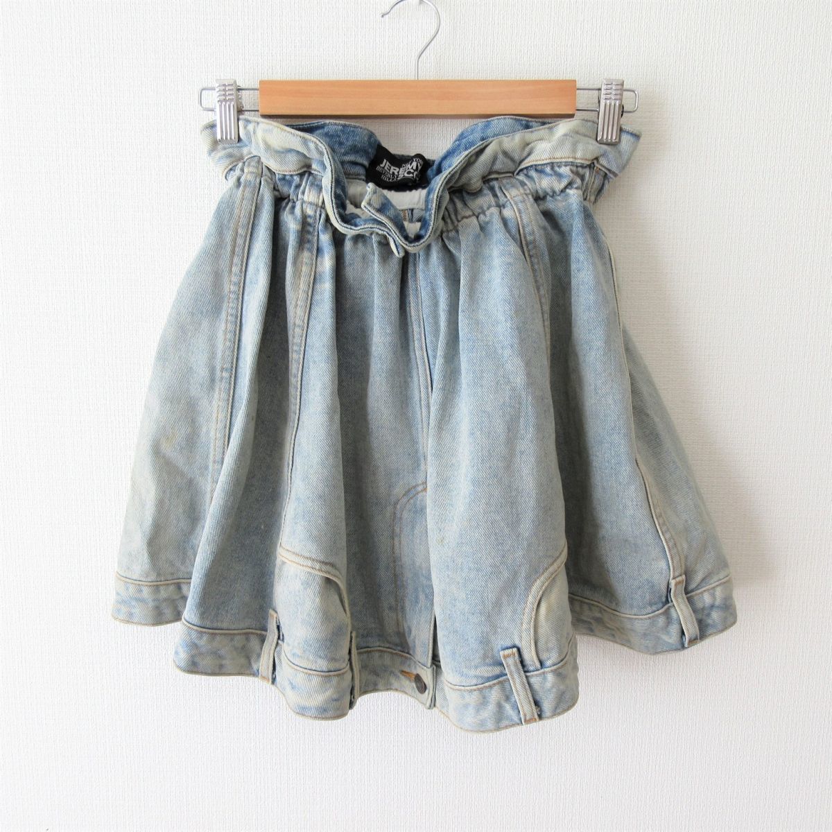 美品 JEREMY SCOTT ジェレミースコット リメイク デニムスカート  