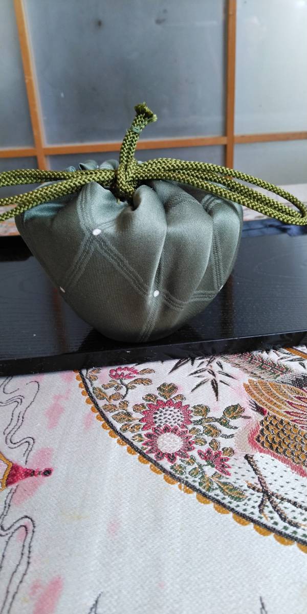 【仕覆・ 御物袋】24cm　茶道具　茶碗　等に_1