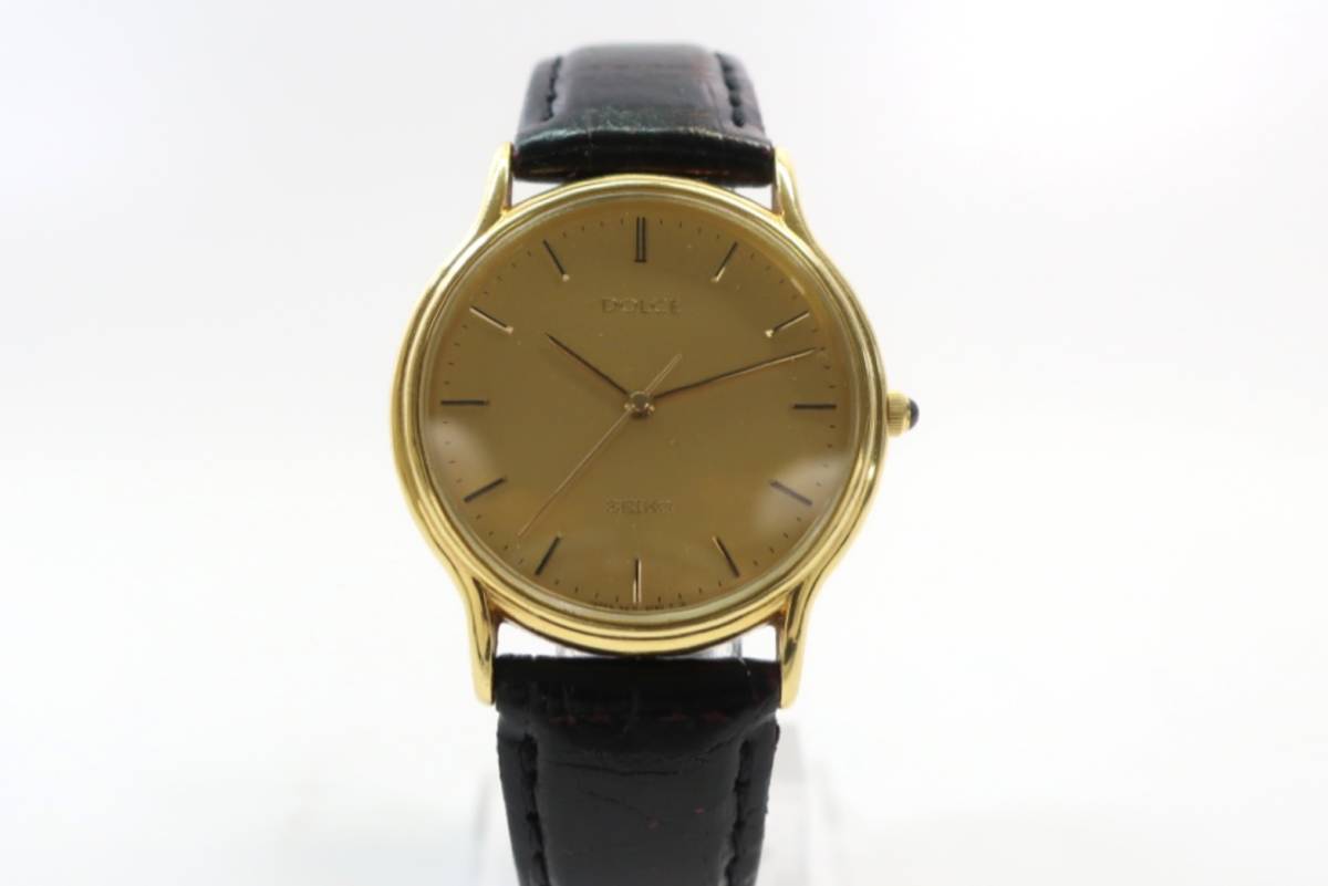 1円スタート 稼働品 SEIKO セイコー ドルチェ DOLCE 5E31-6C50 