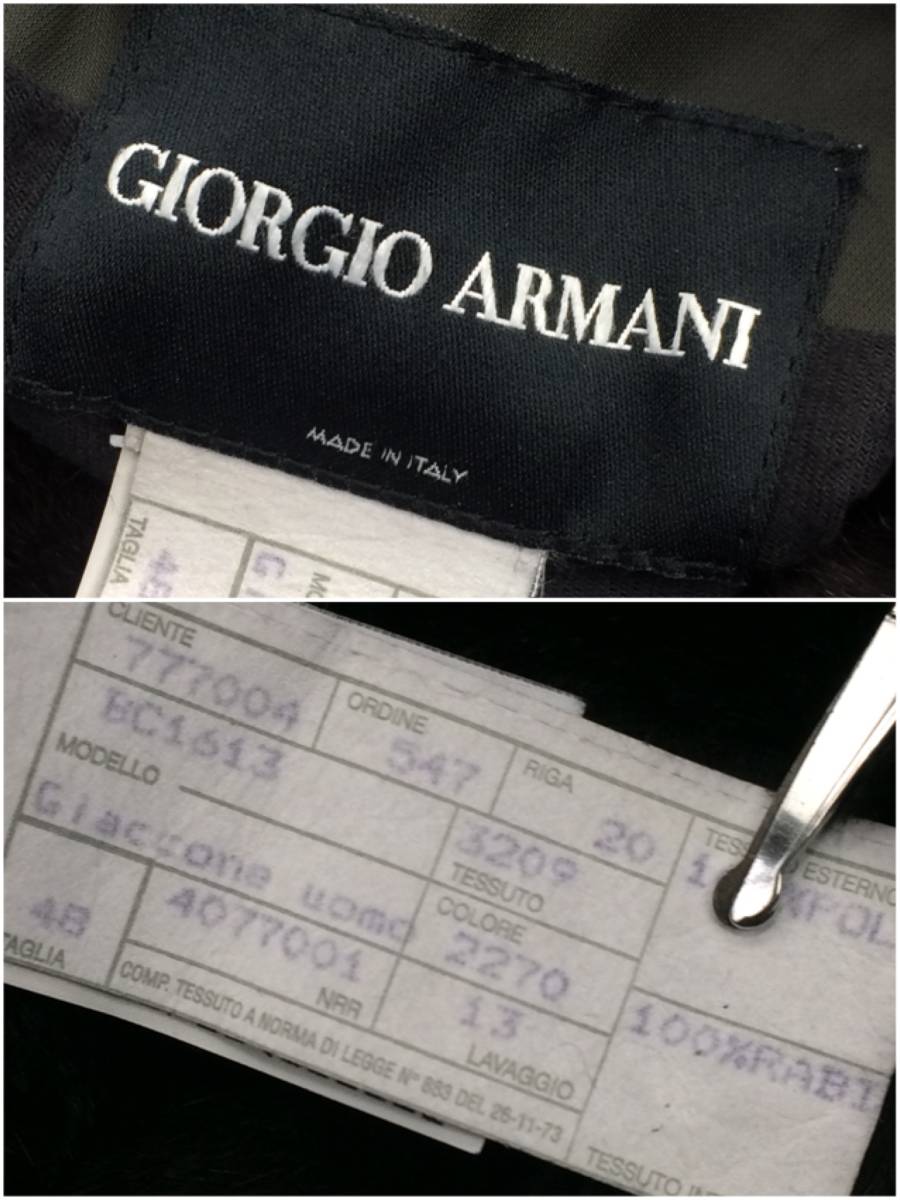 GIORGIO ARMANI/ジョルジオ アルマーニ】黒ラベル！これぞ一生物（本