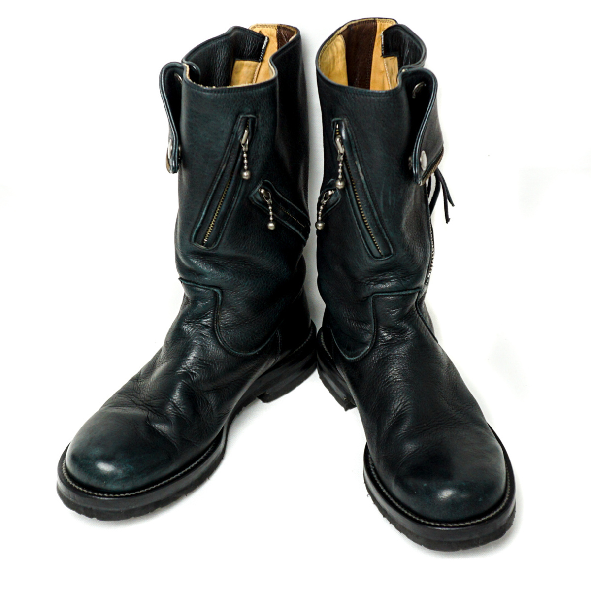 foot the coacher エンジニアブーツ 黒（1円】フットザコーチャー foot 