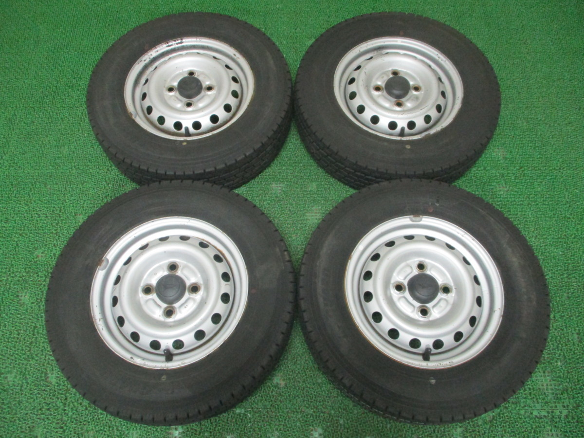 H014【送料無料】145/80R12 80/78N (6PR相当) 超溝高 ヨコハマ 