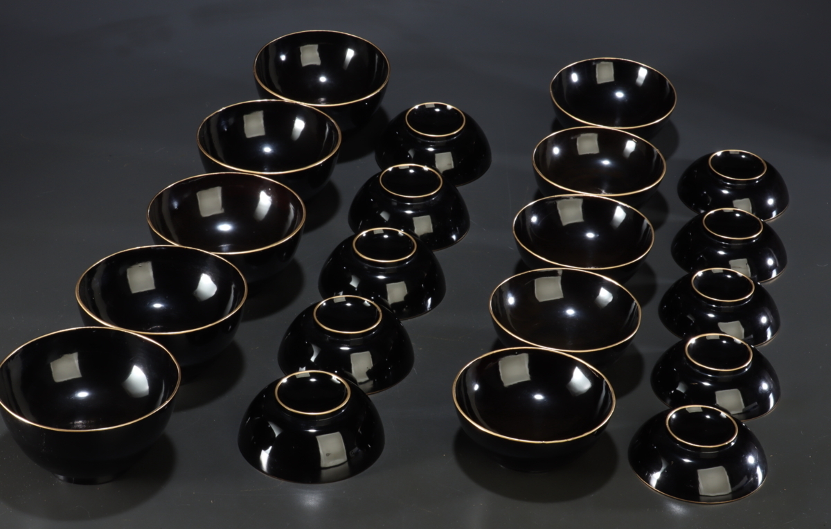 【新作，新作登場】 夢讃岐 茶道煎茶/木製漆塗 本膳 飯椀 汁椀 各5客揃 蓋各5枚 &Phi;125 115 wa276-4(椀)｜売買されたオークション情報、yahooの商品情報をアーカイブ公開 - オークファン 椀