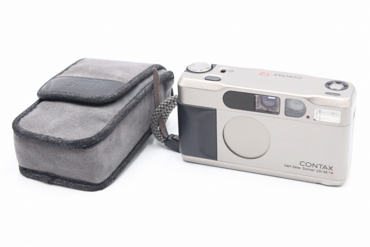 ト打】 CONTAX コンタックス T2 コンパクト フィルムカメラ レンズ