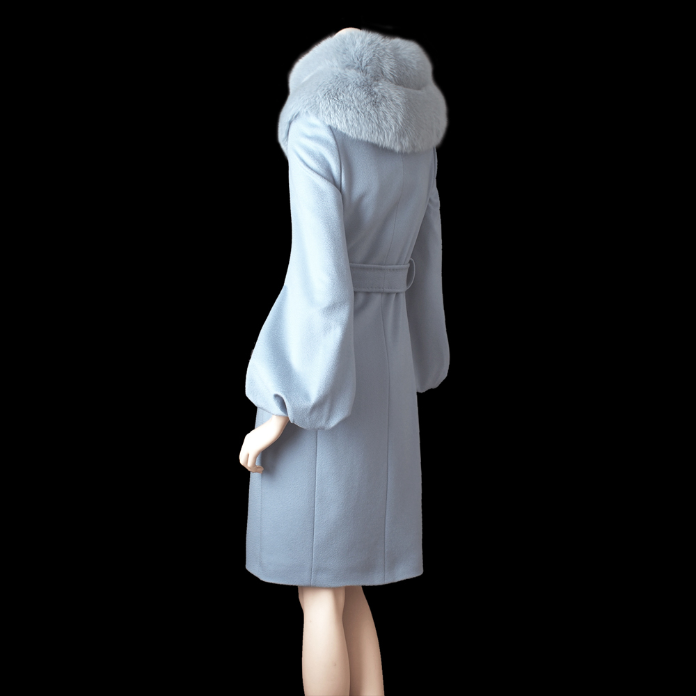 定価100万 最高級 Heresis ロロピアーナ生地 フーディロングコート 