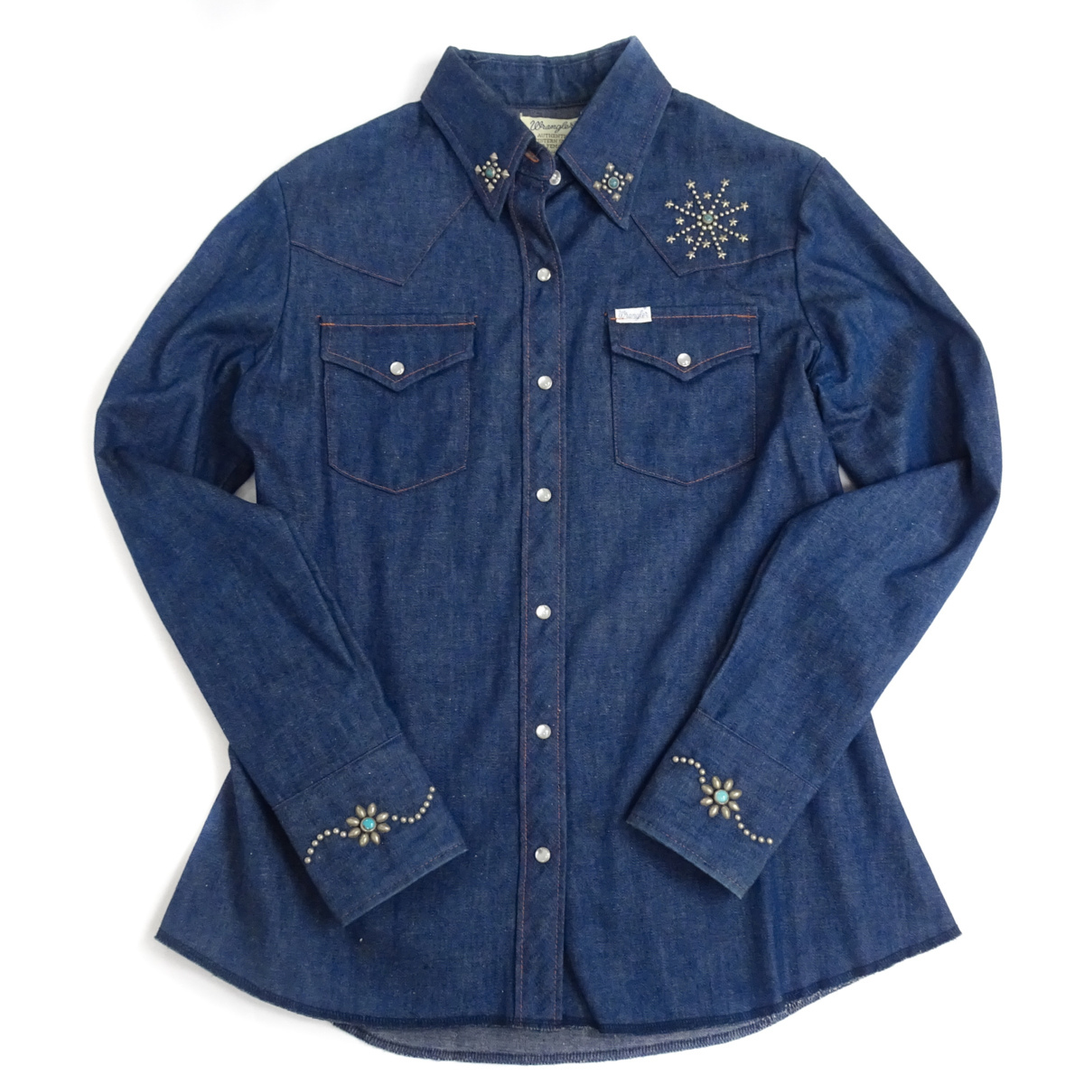 Wrangler ラングラー デニム シャツ スタッズ（アメリカ直輸入 