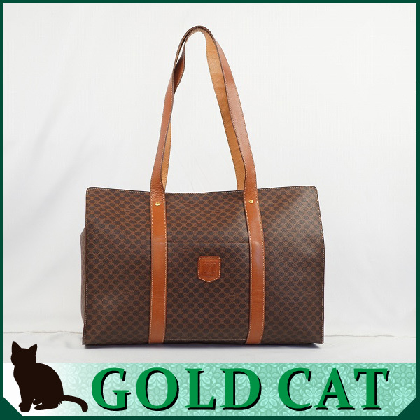 最新作，HOT 51524 CELINE セリーヌ トートバッグ マカダム オールドセリーヌ PVC レザー ベージュ ブラウン(トートバッグ)｜売買されたオークション情報、yahooの商品情報をアーカイブ公開 - オークファン かばん、バッグ