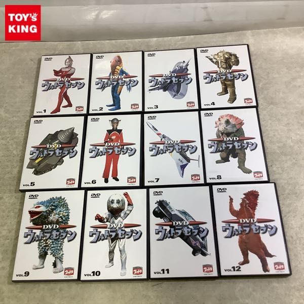 1円~ DVD ウルトラセブン 1~12巻