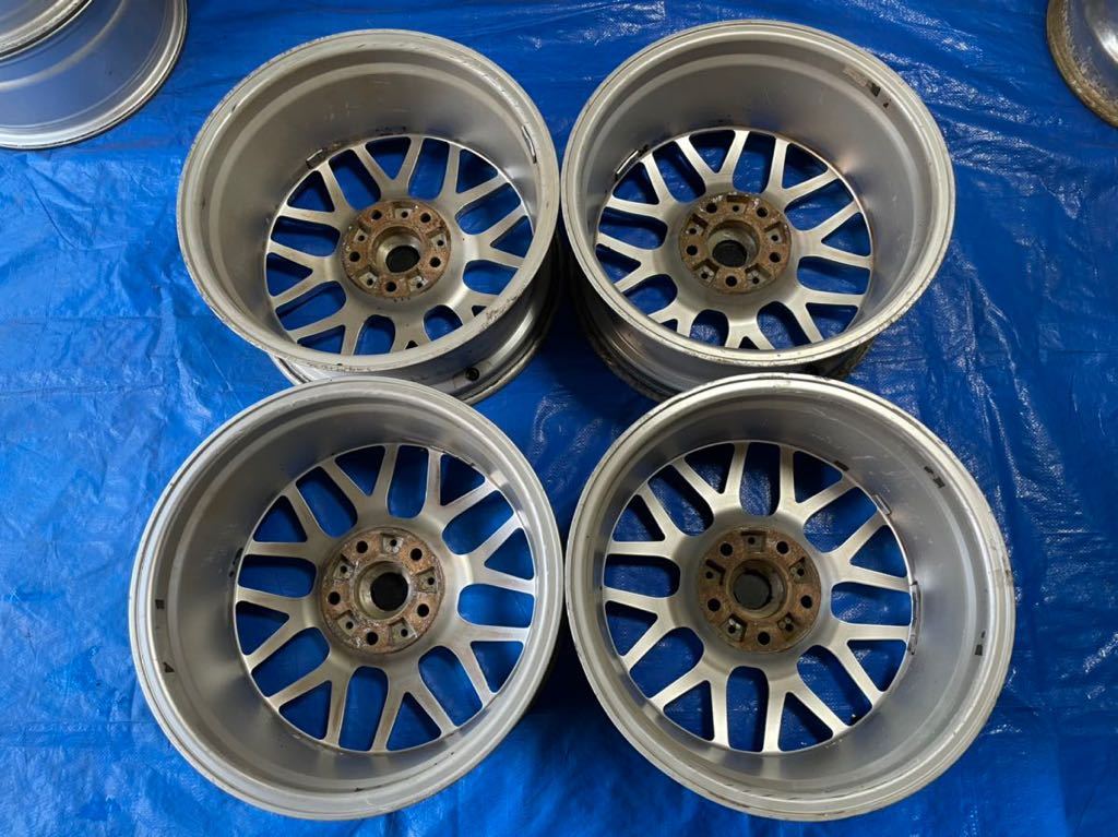 RX204 BBS +38 PCD120 BMW 8J 5H 4本 17インチ 0 希少BBS 中古アルミ