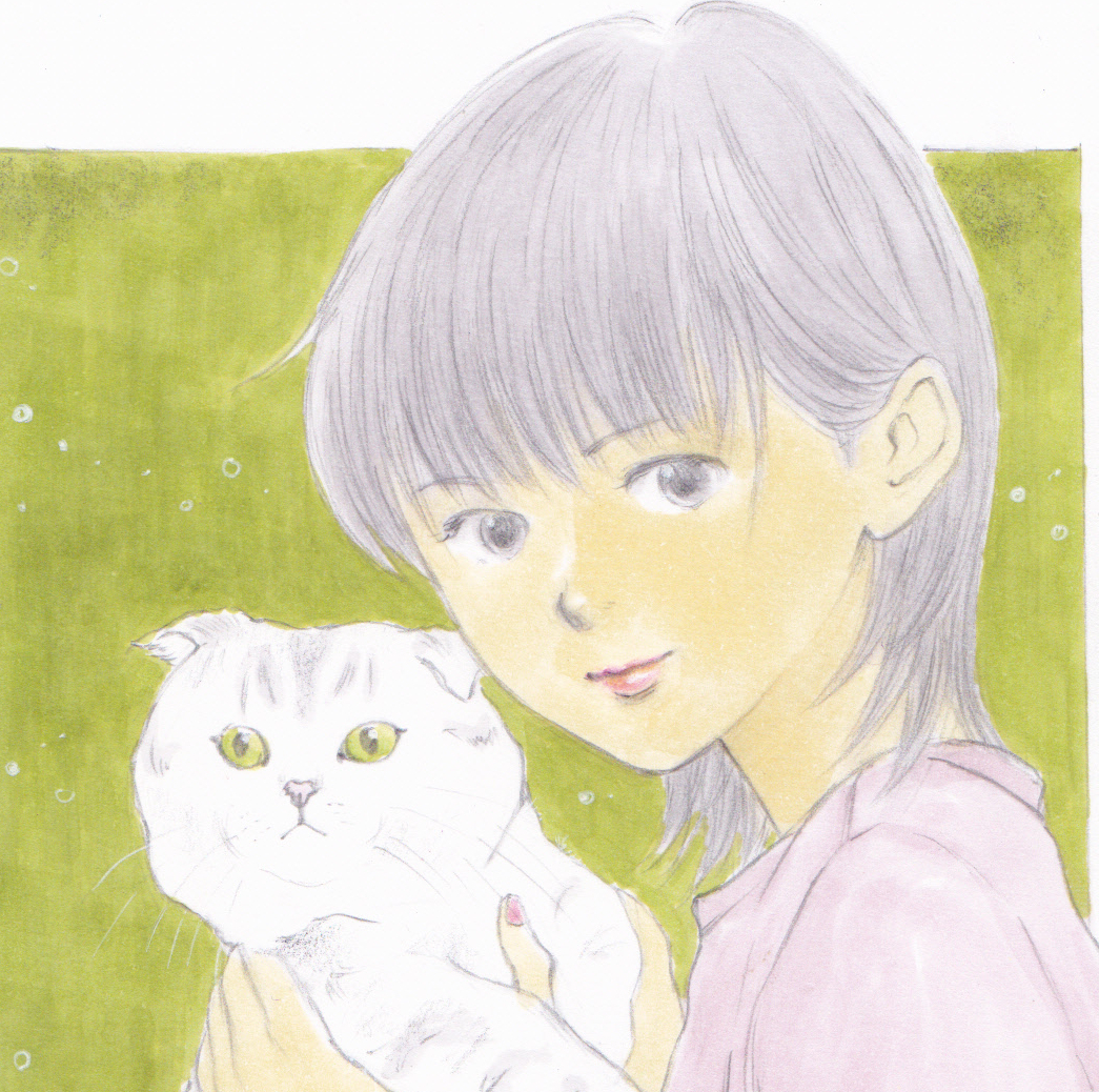 ポストカードプリント 手描きイラスト ドローイング オリジナル 絵画 