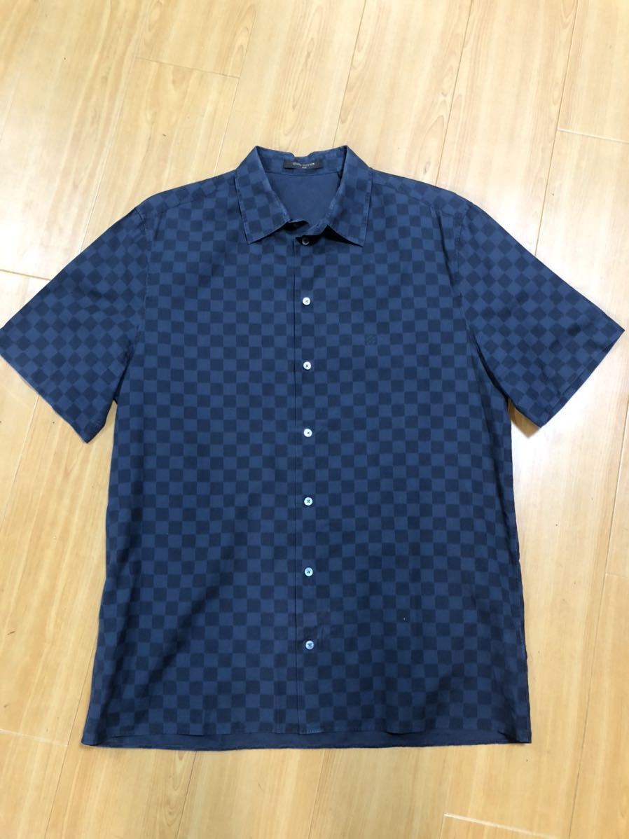 d887/美品/ルイヴィトン/ダミエグラフィット/ワイシャツドレスシャツ 