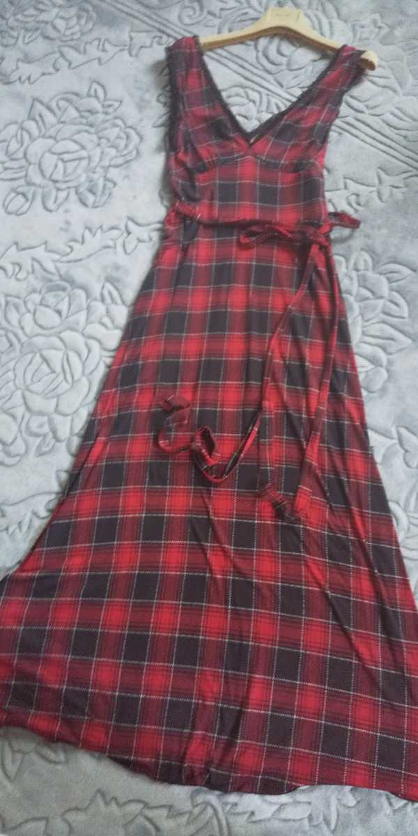 ミュウミュウMIUMIU チェックロングワンピース 春から夏にかけて。美品  