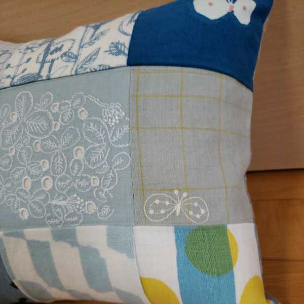 ハンドメイド♪クッションカバー ミナペルホネン パッチ③即決