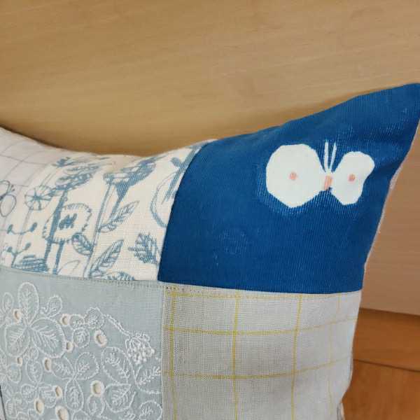 ハンドメイド♪クッションカバー ミナペルホネン パッチ③即決