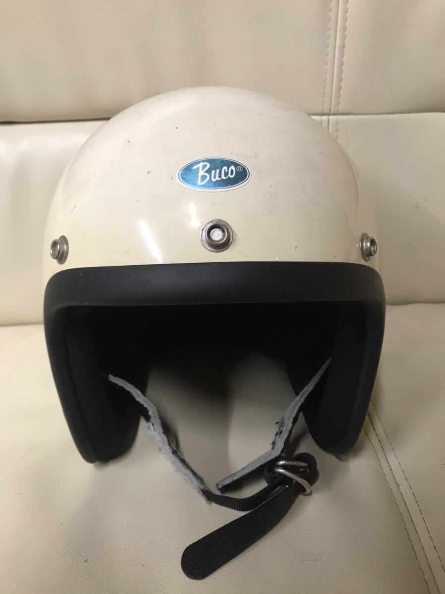 SMALL BUCO ジェットヘルメット アイボリー Sサイズ スモールブコ アイボリー Sサイズ BUCO ジェットヘルメット
