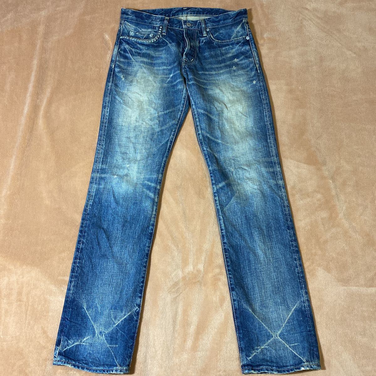 ヒステリックグラマー HYSTERIC GLAMOUR 0293AP09 ダメージ加工 デニム 
