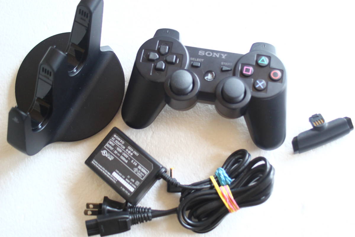 Ps3コントローラーまとめてセット デュアルショック3sixaxis Cechzc2j ブラック 充電スタンドcech Zdc1j Acアダプター付属 アクセサリ 周辺機器 売買されたオークション情報 Yahooの商品情報をアーカイブ公開 オークファン Aucfan Com