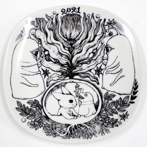 ボリス雑貨店 ヒグチユウコ イヤープレート 2021 ノベルティ 非売品