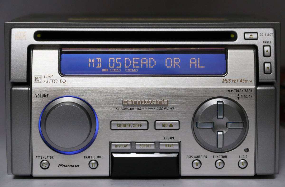 希少モデル、カロッツェリアFH-P9900MD、動作確認済み CD/MD 車