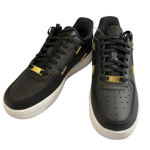 未使用 NIKE AIR FORCE 1 '07LX 22.5cm CT1990-001 ナイキ エアーフォースワン ブラック スニーカー ローカット シューズ タグ 箱付