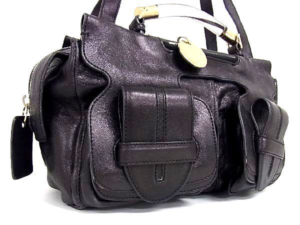 1円 □美品□ Chloe クロエ サスキア レザー 2WAY ハンドバッグ 