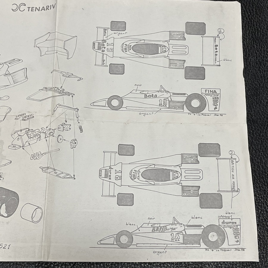 サーティース F-1 最後のマシーン 1/43 キット サーティース・TS20 (Surtees TS20) 1978 ヴィットリオ・ブランビラ / ルネ・アルヌー F1マシンコレクション 1&frasl;43 : 49B Lotus 0