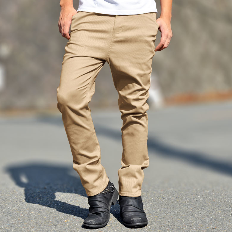ストレッチサルエルスキニーチノパン メンズ サルエルパンツ ボトムス ストレッチパンツ 無地 伸縮素材 Jb ベージュm Mサイズ 売買されたオークション情報 Yahooの商品情報をアーカイブ公開 オークファン Aucfan Com