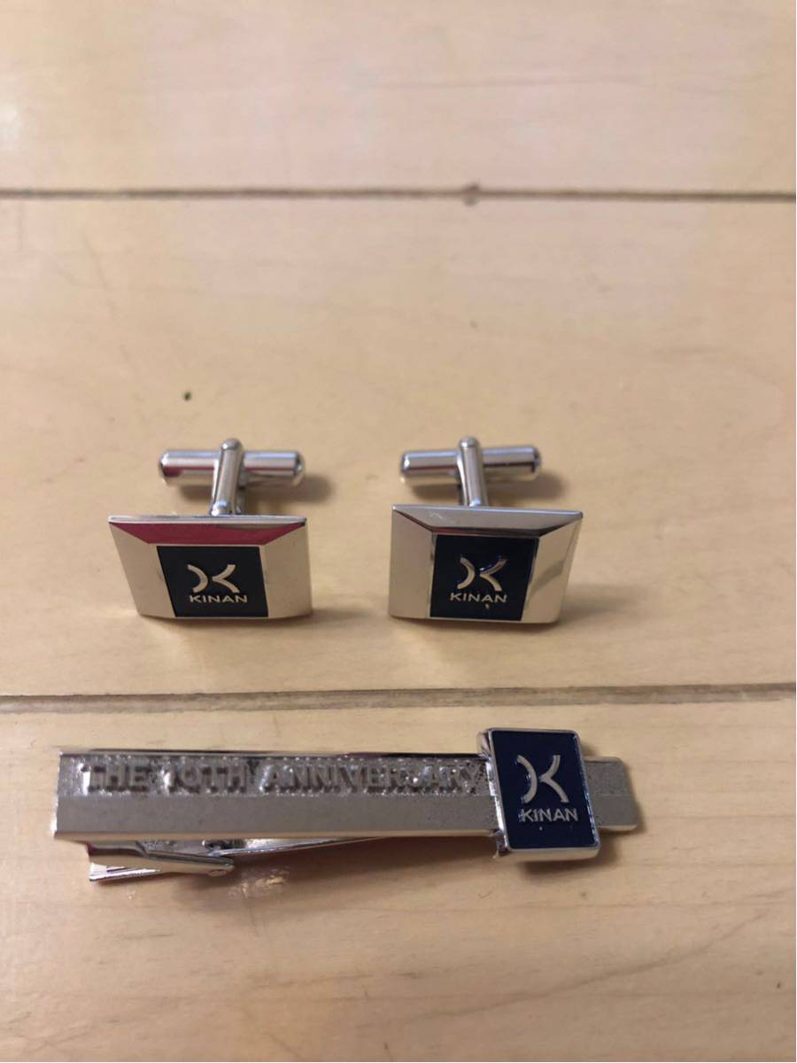 ☆未使用保管品☆ 銀製品 ☆PAT.1035405 ネクタイピン/カフス 3点