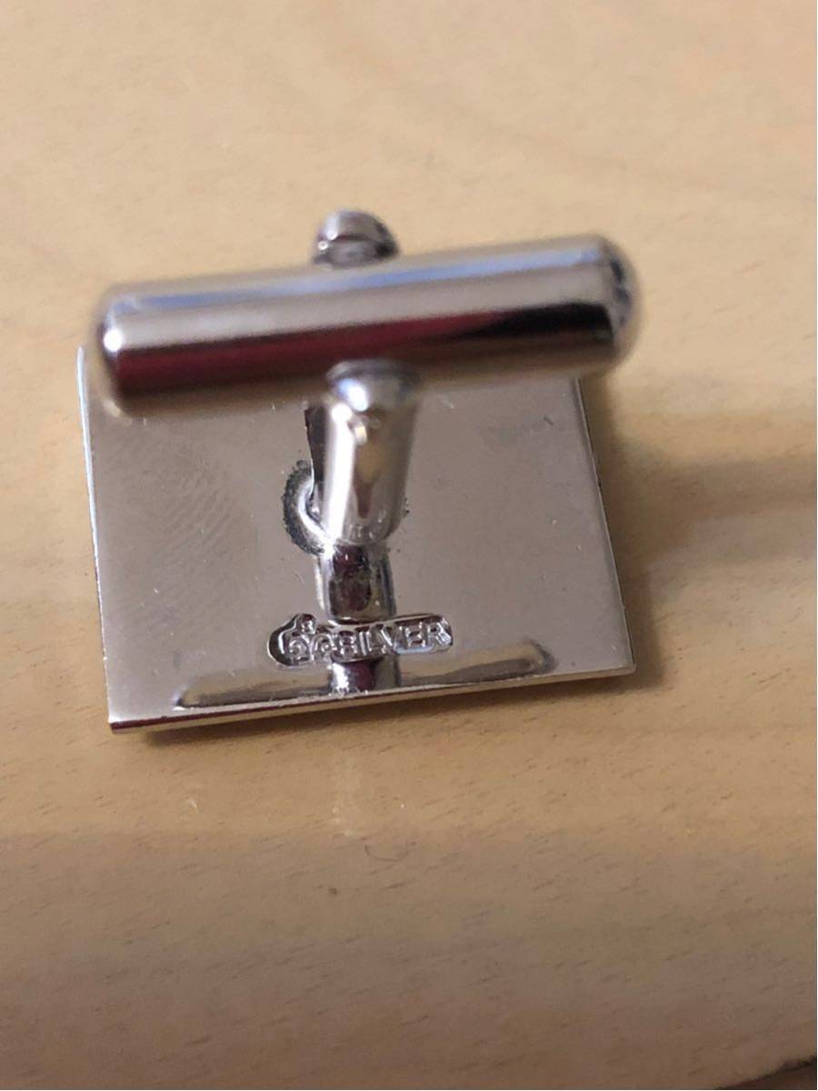 ☆未使用保管品☆ 銀製品 ☆PAT.1035405 ネクタイピン/カフス 3点