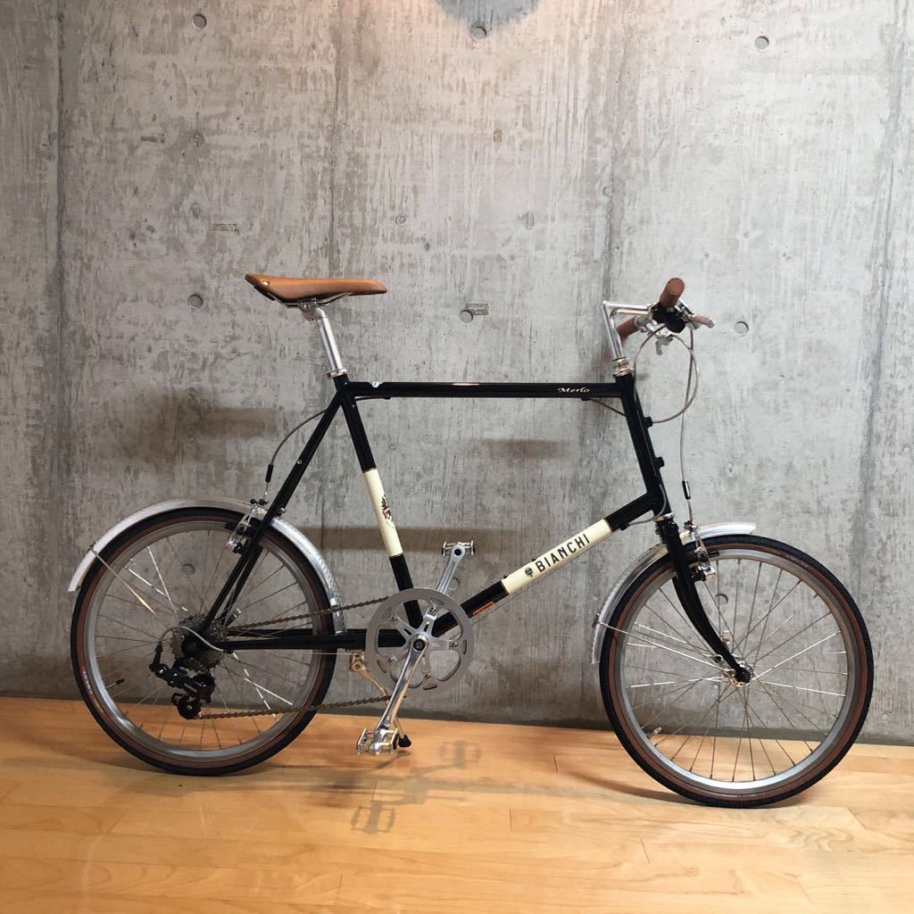 Bianchi Merlo 20吋 ミニベロ 7speed⁄チェレステ □BIANCHI MERLO