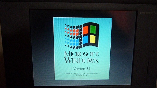 PC-9821Ne3/5 液晶画面明瞭 FDD作動 MS-DOS 6.2 MIDI演奏 NEC Needs PC-