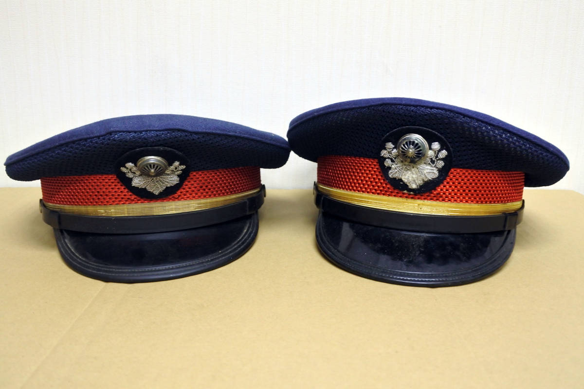 美術品・アンティーク・コレクション 当時物 国鉄駅長帽子他 鉄道