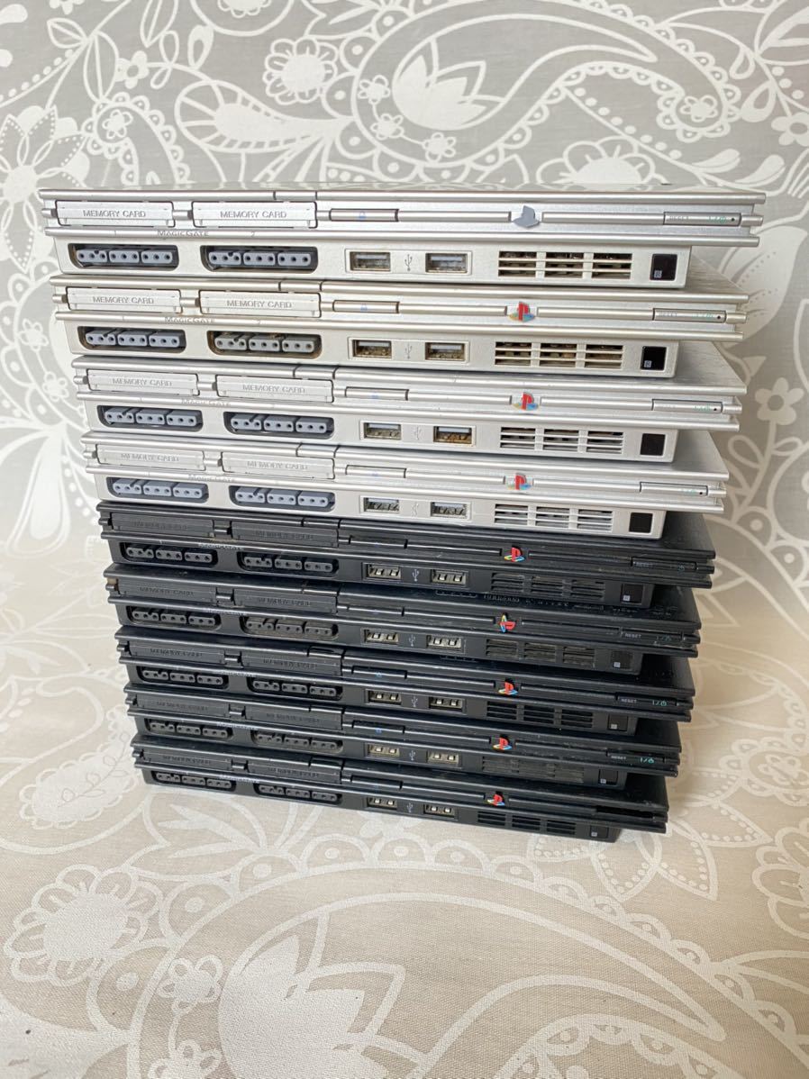 【ジャンク】 PS2 SCPH-70000 4台 75000 3台 77000 1台 77001 1台 9台セット まとめ SONY PlayStation プレステ2 プレイステーション 薄型