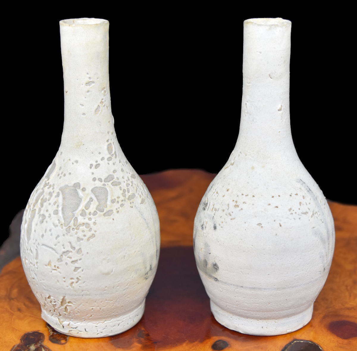 古伊万里染付蛸唐草文御神酒徳利1対 [B29323] 古伊万里
