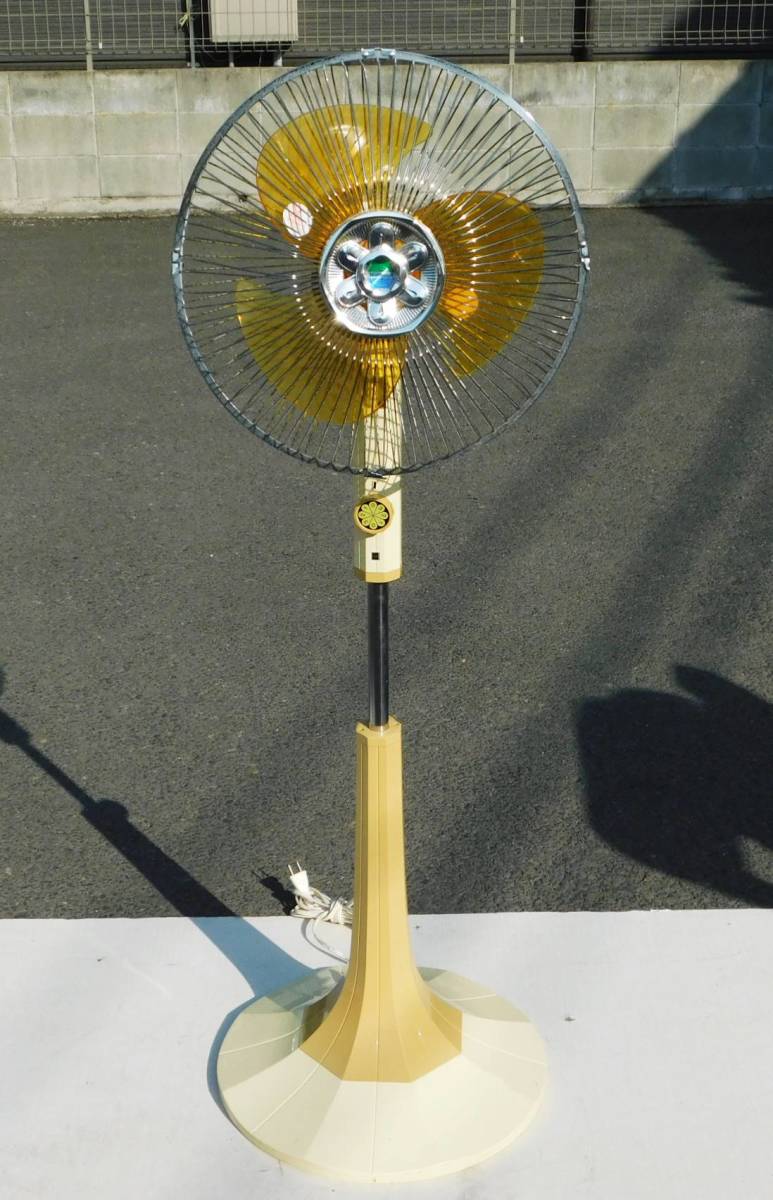 富士電機　3枚羽　扇風機　FUJI 昭和レトロ 昭和 富士電機製造K.K. 扇風機 FUJI A.C. ELECTRIC FAN サイズ30