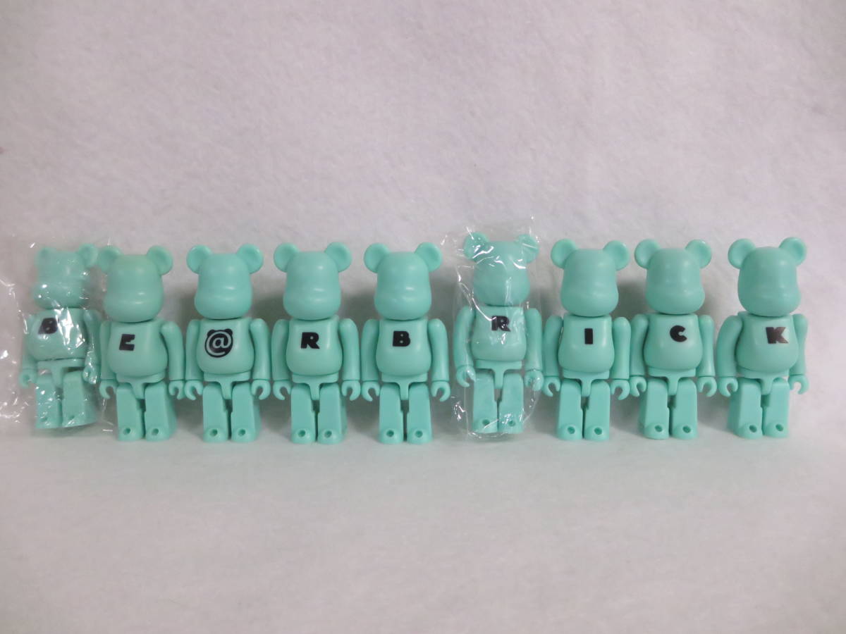 ●ベアブリック★BASIC ミントブルーベース BE@RBRICK 9体セット★シリーズ16 ベーシック●本体のみ